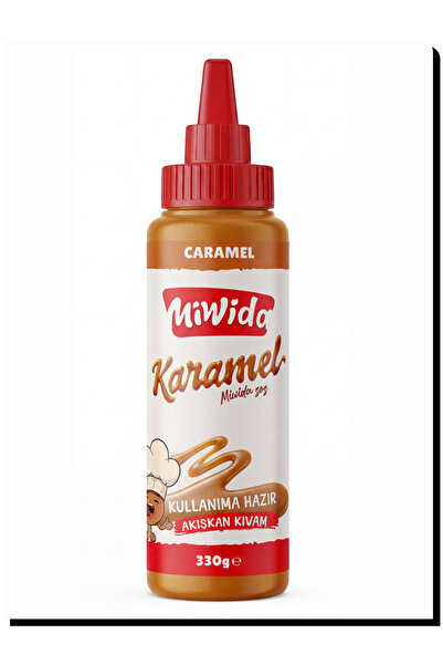 Miwida Karamel Sos - Pratik Waffle, Pankek, Krep, Kruvasan ve Tatlı Sosu 330 Gr