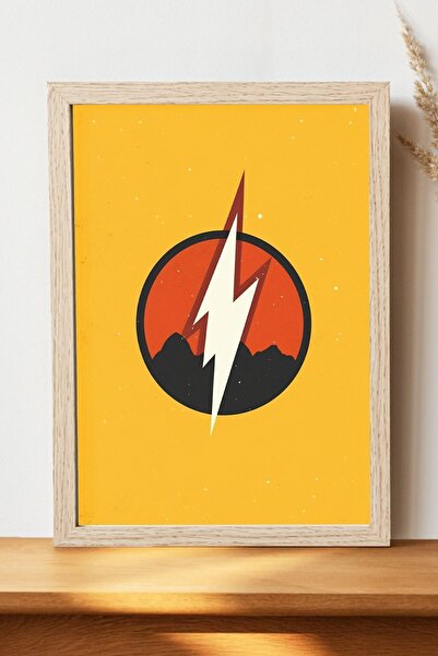 Luna Marissa Αφίσα Minimal Lightning - Αφίσα τοίχου από γυαλιστερό χαρτί χωρί...