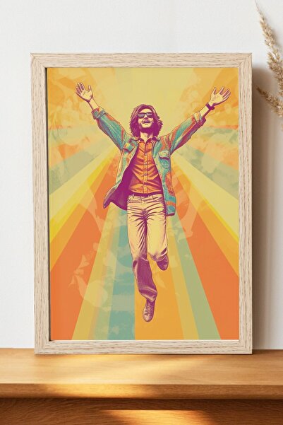 Luna Marissa Ρετρό αφίσα Hippie - Αφίσα τοίχου από γυαλιστερό χαρτί χωρίς πλα...