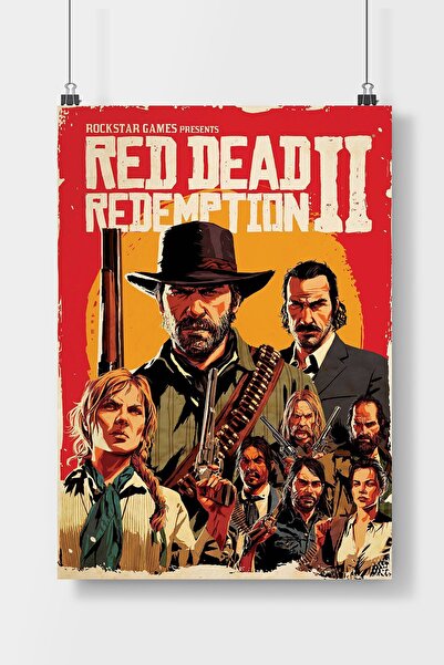 Luna Marissa Red Dead Redemption Poster Çerçevesiz Duvar Posteri