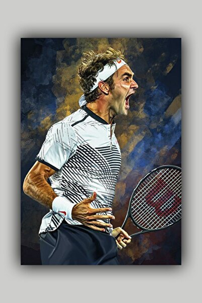 Luna Marissa Αφίσα Roger Federer - Αφίσα τοίχου χωρίς πλαίσιο