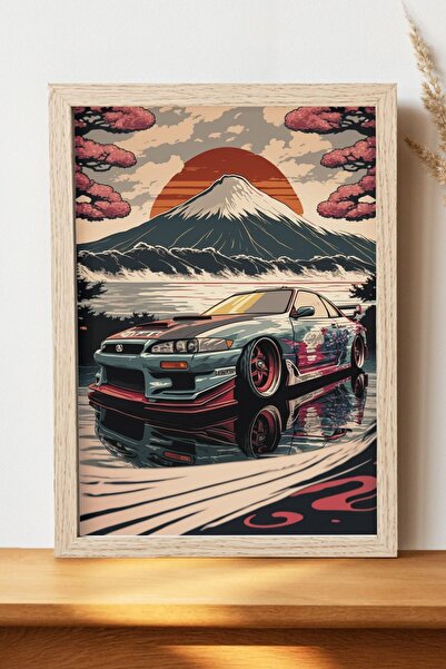 Luna Marissa Nissan Araba Poster - Çerçevesiz Parlak Kağıt Araba Posteri