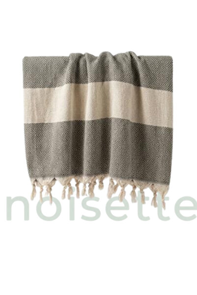 noisette منشفة الشاطئ وباريو مصنوعة من القطن بنسبة 100%