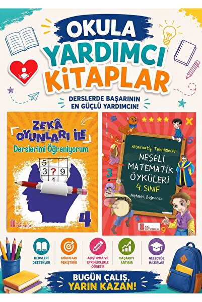 Ata Yayıncılık Ata I'M Learning My Lessons with School Helper Brain Games for...