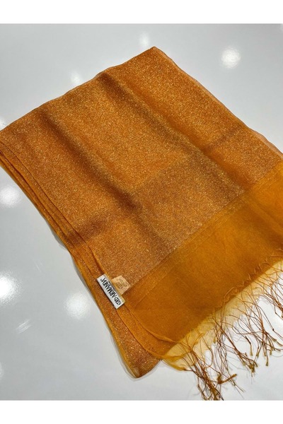 Modario Armanda Silvery Tulle Shal 30% Silk - 4