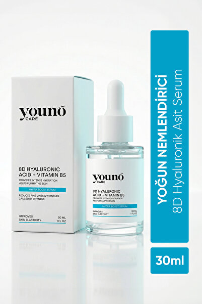 YOUNO CARE 8D Hyaluronik Asit Serum 30 ml| Yoğun Nemlendirici Serum 18 Amino ...