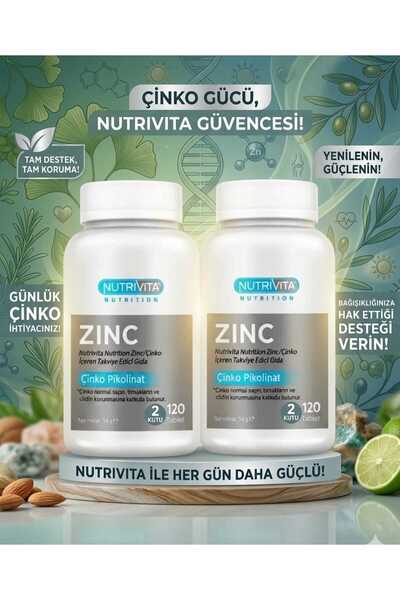 Nutrivita Nutrition NUTRİVİTA ZİNC 120 TABLET