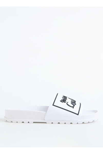 VERSACE JEANS COUTURE 78VA3SQ2 Beyaz Kadın Terlik