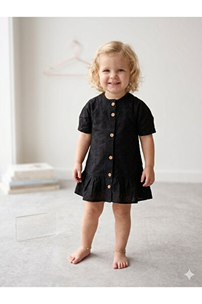 Zebra ZERBRA I 100% COTTON SHORT SLEEVE LINED FISTO DRESS