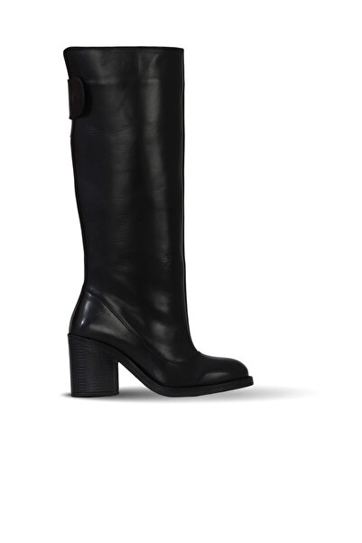 Bueno Shoes حذاء بكعب نسائي من الجلد الأسود 39wc5256