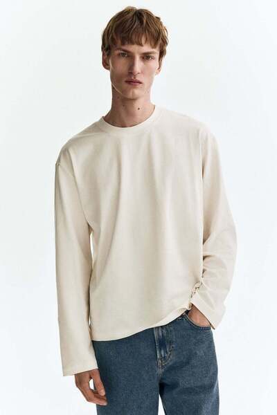 H&M Loose Fit Long-sleeved T-shirt