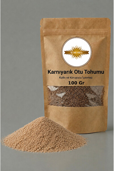 İLMİ ŞİFA Karnıyarık Otu Tohumu (Psyllium) Tozu 100 gr Karnı yarık Otu Tohumu...