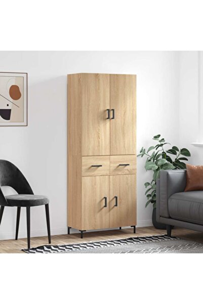 Concept Dulap înalt, stejar sonoma, 69,5x34x180 cm, lemn compozit