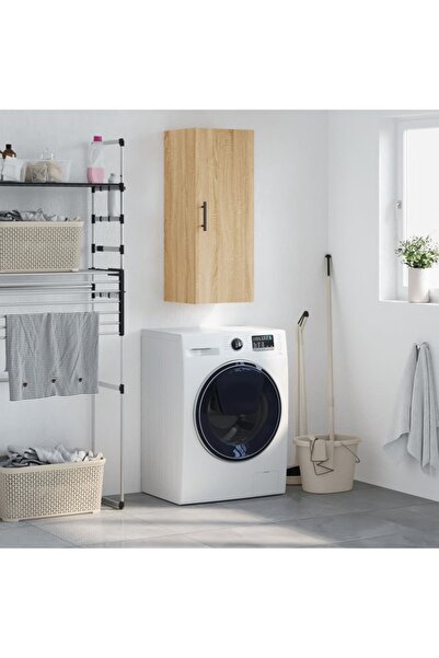 Concept Dulap montat pe perete, stejar sonoma, 34,5x34x90 cm