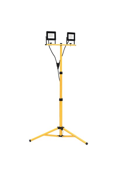 Concept Proiector cu LED și trepied, 2x20 W, alb cald