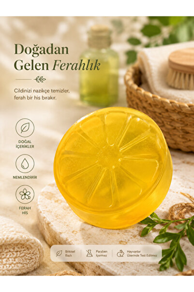 Günebakan Herbal Glycerin Lemon Slice Soap 100Gr