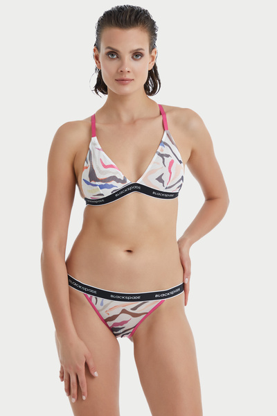 Blackspade Kadın Slip 60428 - Renkli Desenli