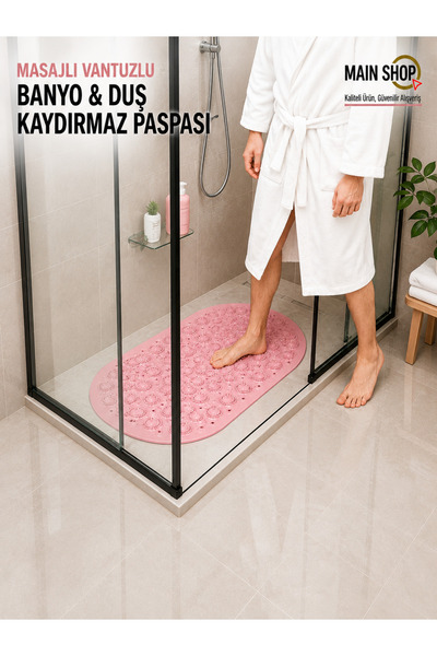MAİN SHOP Cabină de duș anti-alunecare Covoraș de baie și duș lipit cu ventuz...