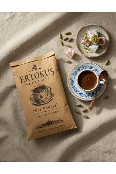 Ertokuş Efendi Türk kahvesi Yumuşak İçimli Orta kavrulmuş 100gr