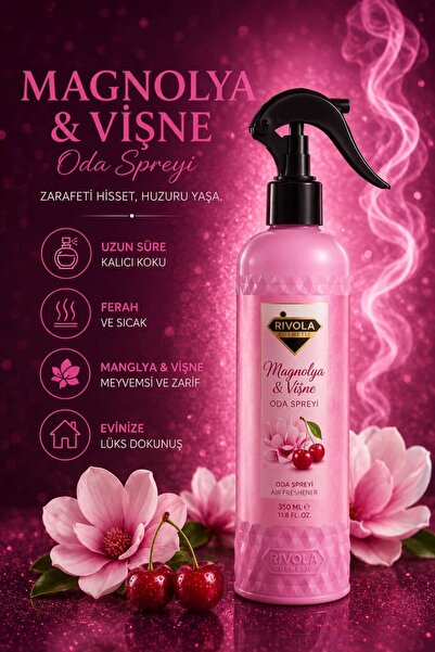 Rivola Magnolya&Vişne Oda Spreyi Ev Kokusu 350 ML