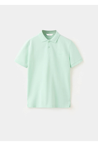 MANGO Kids Pamuklu polo gömlek