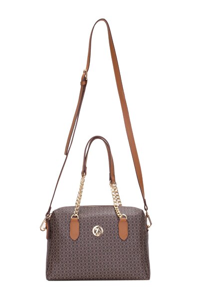 U.S. Polo Assn. Geantă de umăr maro-brună pentru femei Us8100 Exclusiv online