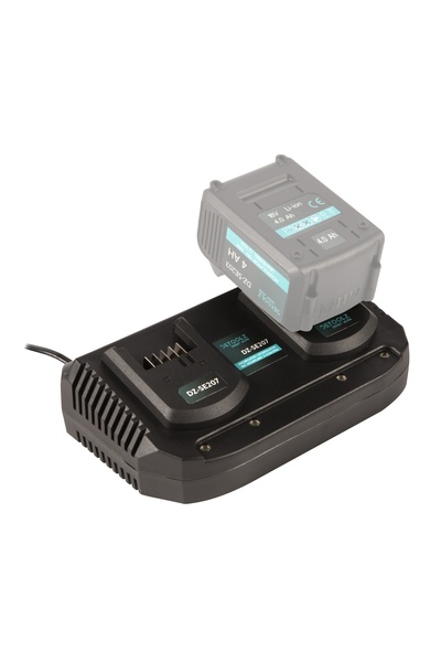 DETOOLZ Încărcător pentru 2 baterii de 18V, curent de încărcare 3.5A/oră