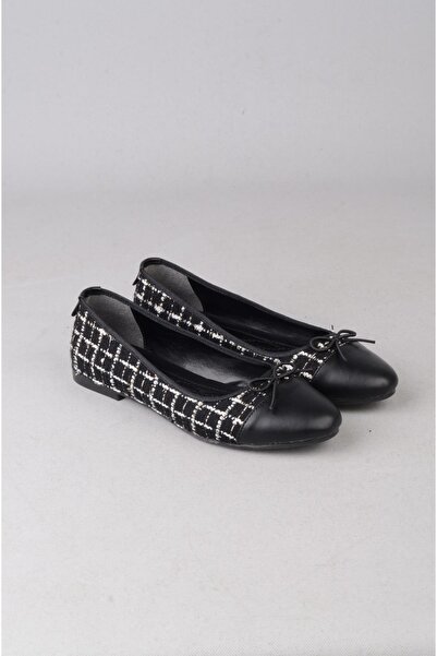SEÇ KUNDURA SELECT 097 Pantofi de balet negri din stofă
