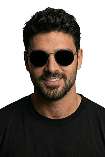 CLAES Hexagonal Black Polarize Güneş Gözlüğü