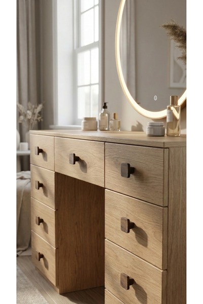 Wholewood Elegans Ahşap Mobilya Dolap Kulpu Topuz Tekvidalı