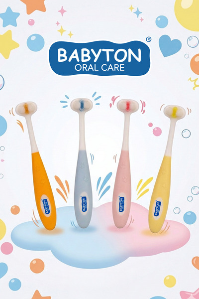 BABYTON Toothhugger 3 Yönlü Çocuk Diş Fırçası Coco