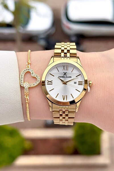 Daniel Klein Sarı Renk 32 Mm 24 Ay Garantili Kadın Kol Saati
