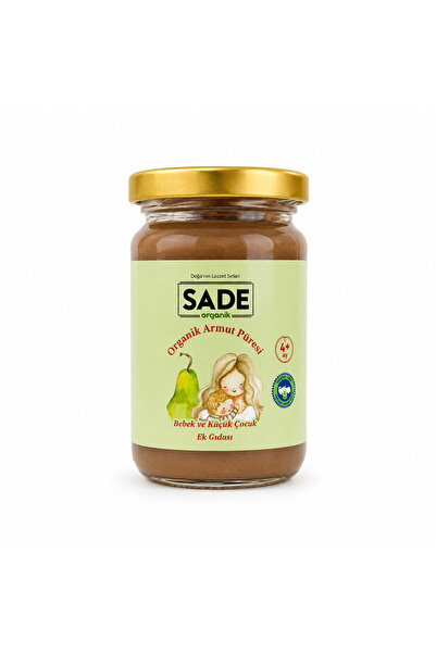Sade Organik Organik Armut Püresi 100gr (4+ay)