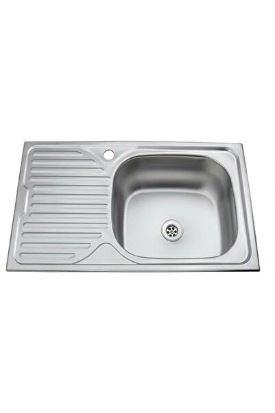 Ekosan 43,5 X 86, Ankastre, Paslanmaz Evye Lavabo Sağ , Damlalık Sol