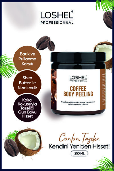 LOSHEL body peeling coffe 250ml