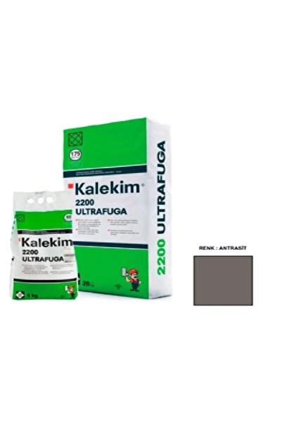 Kalekim Antrasit Renk Derz 2200 ULTRA FUGA Silikon Katkılı, Yüksek Performans...