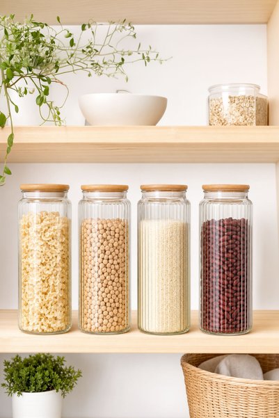 SELKA HOME - 4 Adet 1500 ML. Kavanoz