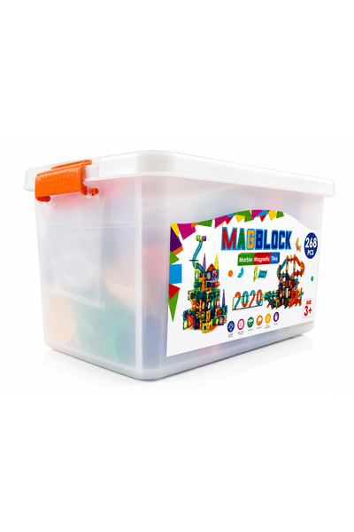 zenkid Magblock Manyetik Blok Ve Silindirler - 268 Parça - Eğitici Oyuncak - ...