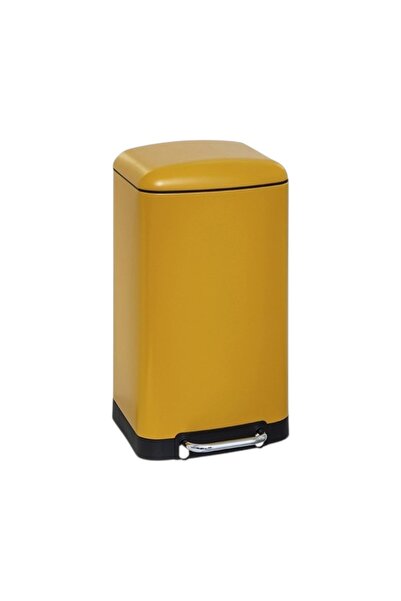 5 five simply smart Coș de gunoi Retro Line, galben, 30 litri, cu pedală, 34x...