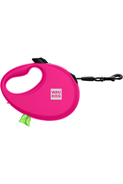 WAUDOG Retractable leash for dogs, Waudog, Hygienic bag container, reflective...