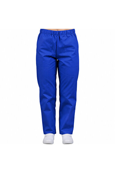 Masstex Pantaloni unisex pentru uniformă medicală –ALBASTRU