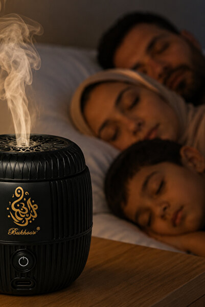 BAKHOR Type-C USB Rechargeable Electric Incense Burner For Car and Bedroom