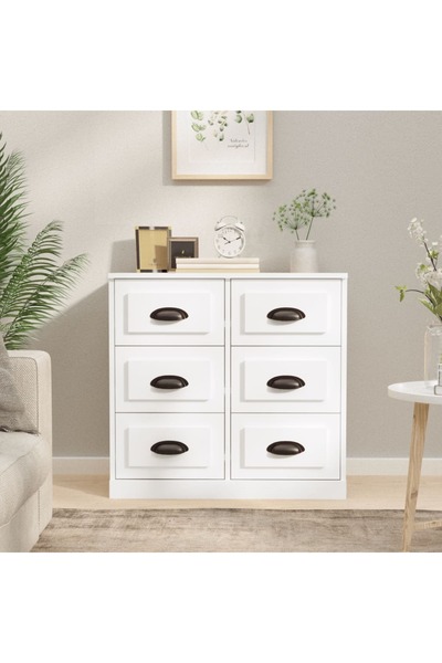 Concept Servantă, alb, 70x35,5x67,5 cm, lemn prelucrat