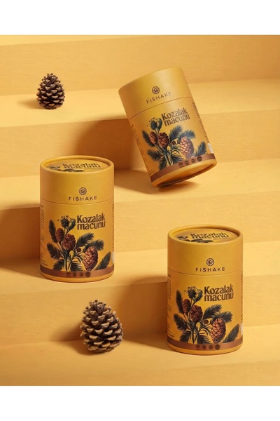 FiShake Kozalak Macunu - Çam Kozalağı Macunu Beta Glukan ve Vitamin Katkılı 240 GR