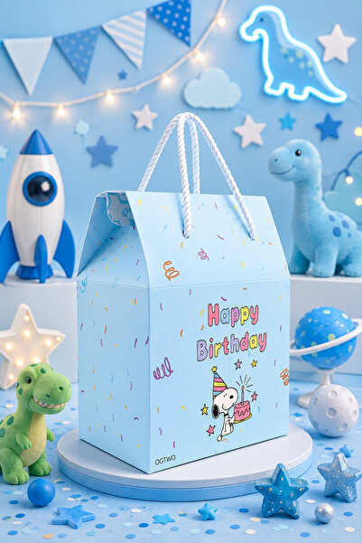 OGTWO Erkek Çocuklar İçin Doğum Günü Hediye Kutusu Happy Birthday Çocuk Hediy...