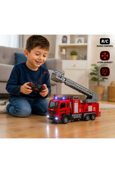 merytoys Uzaktan Kumandalı Full Fonksiyon XF Model İtfaiye
