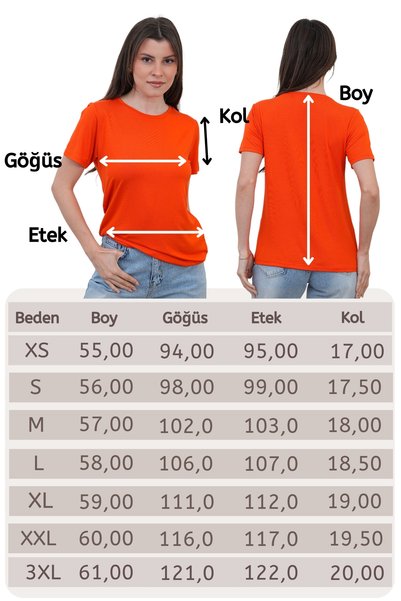 penyebizden Tricou drapat din viscoză - Portocaliu