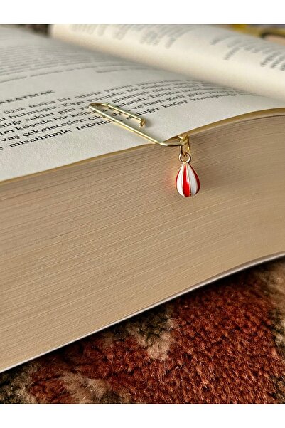TekinAksesuar15 Şans Balonu Kitap Ayracı | Uğur Temalı Metal Bookmark