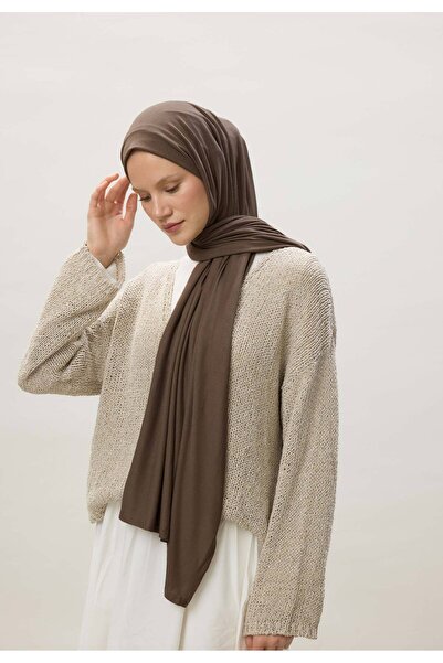 Freshscarfs Penye Şal Tozlu Kahve