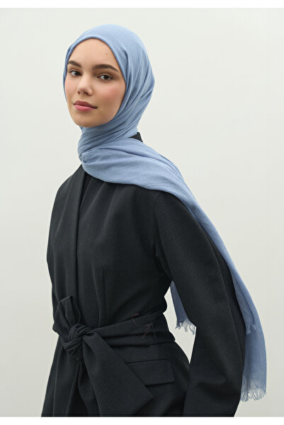 Freshscarfs Kaşmir Dokulu Şal Kot Mavi